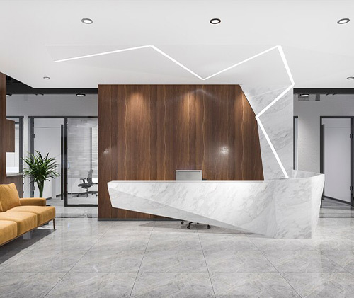 Commercial interior design project by Dream Value Realtors in Bangalore