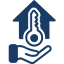 No subcontractors icon — in-house construction team