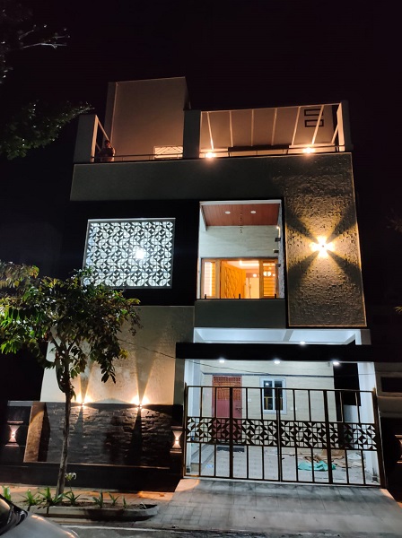 Kanakupura Road house construction project by Dream Value Realtors, view 2